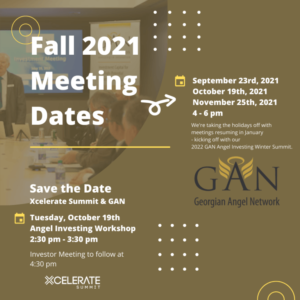 GAN fall meeting dates