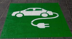electric car parking space